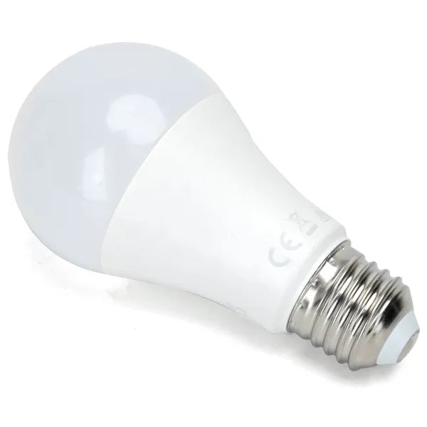 E27 LED Gloeilamp met Dag/Nacht en Bewegingssensor | 9W=62W | Warmwit 3000K