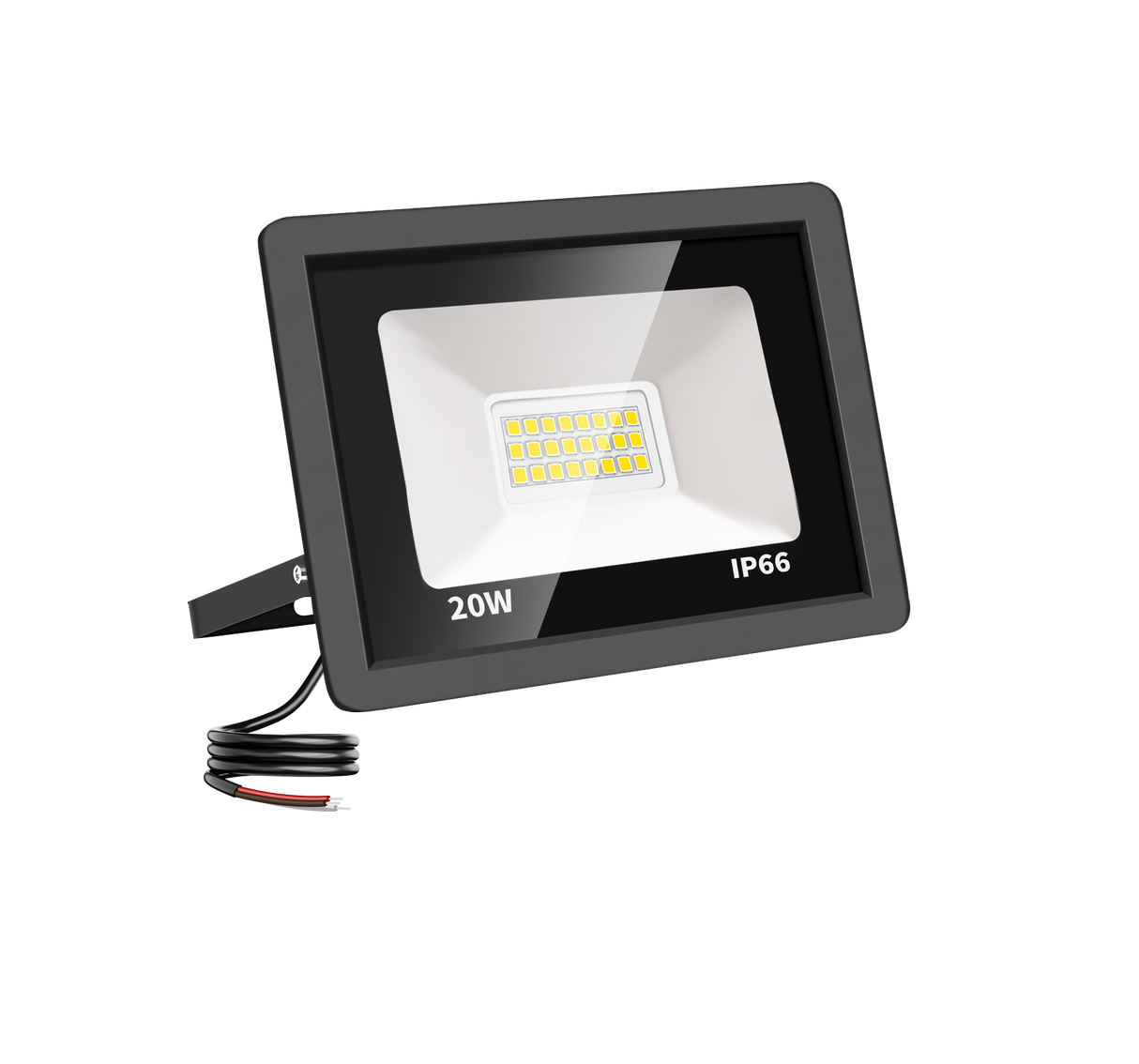 LED Schijnwerper - Warmwit 3000K - 120° - 20W - 2000 Lumen - IP66 - Doos 40 stuks - 230V
