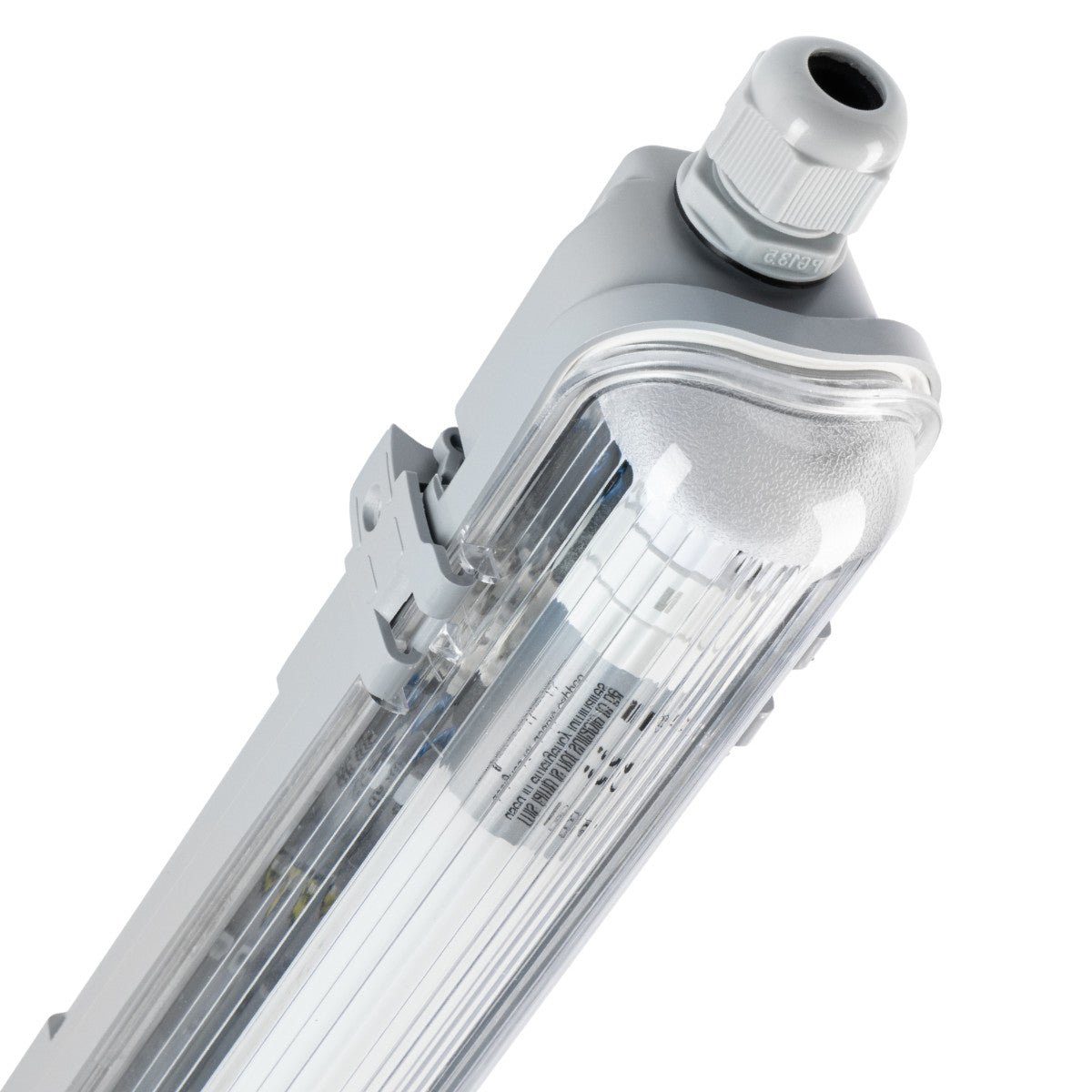 LED TL Armatuur 900 Lumen - 9W - Koelwit 4000K - 60cm - IP65 - IK06 - EasyClick - 2 Stuks