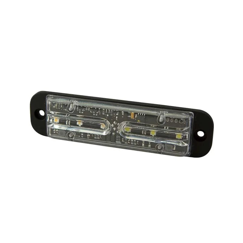 Feu clignotant LED R65 à 6 LED | ambre | 12-24v | ED3701A