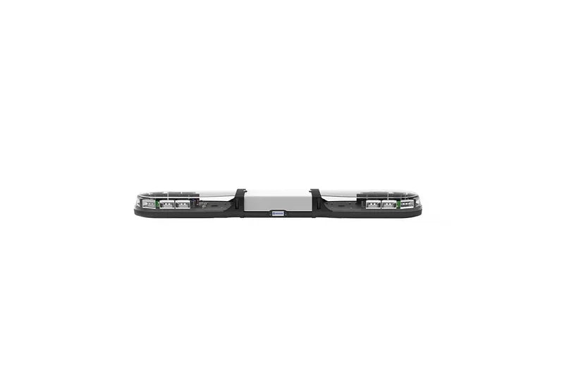 Rampe clignotante LED orange | série 13 | ECE-R65 orange | transparente | centre blanc | 1000mm | 16 LED | 13-01004-E