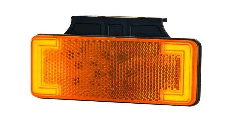 LED Zij-Markering met Knipperlicht 12/24V 0,5m | MZK-3150A