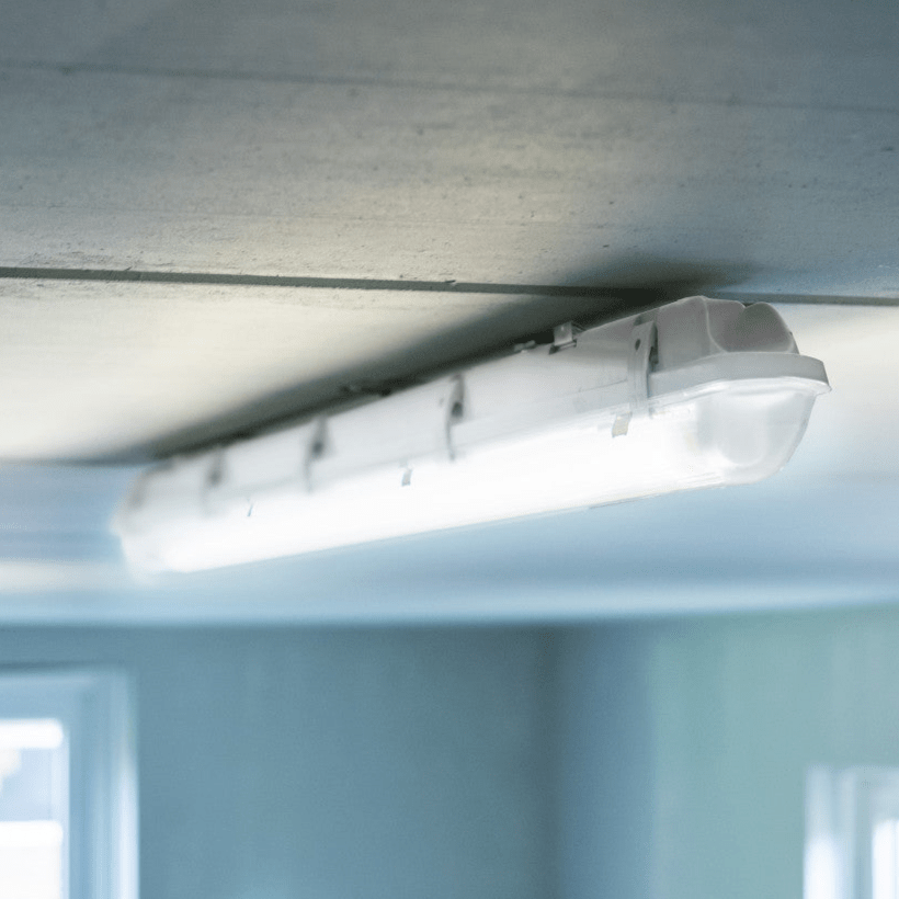LED Vochtbestendig armatuur 6120 Lumen - 33W - 4000K Koelwit - IP65 - IK08 - 150cm - 6 stuks