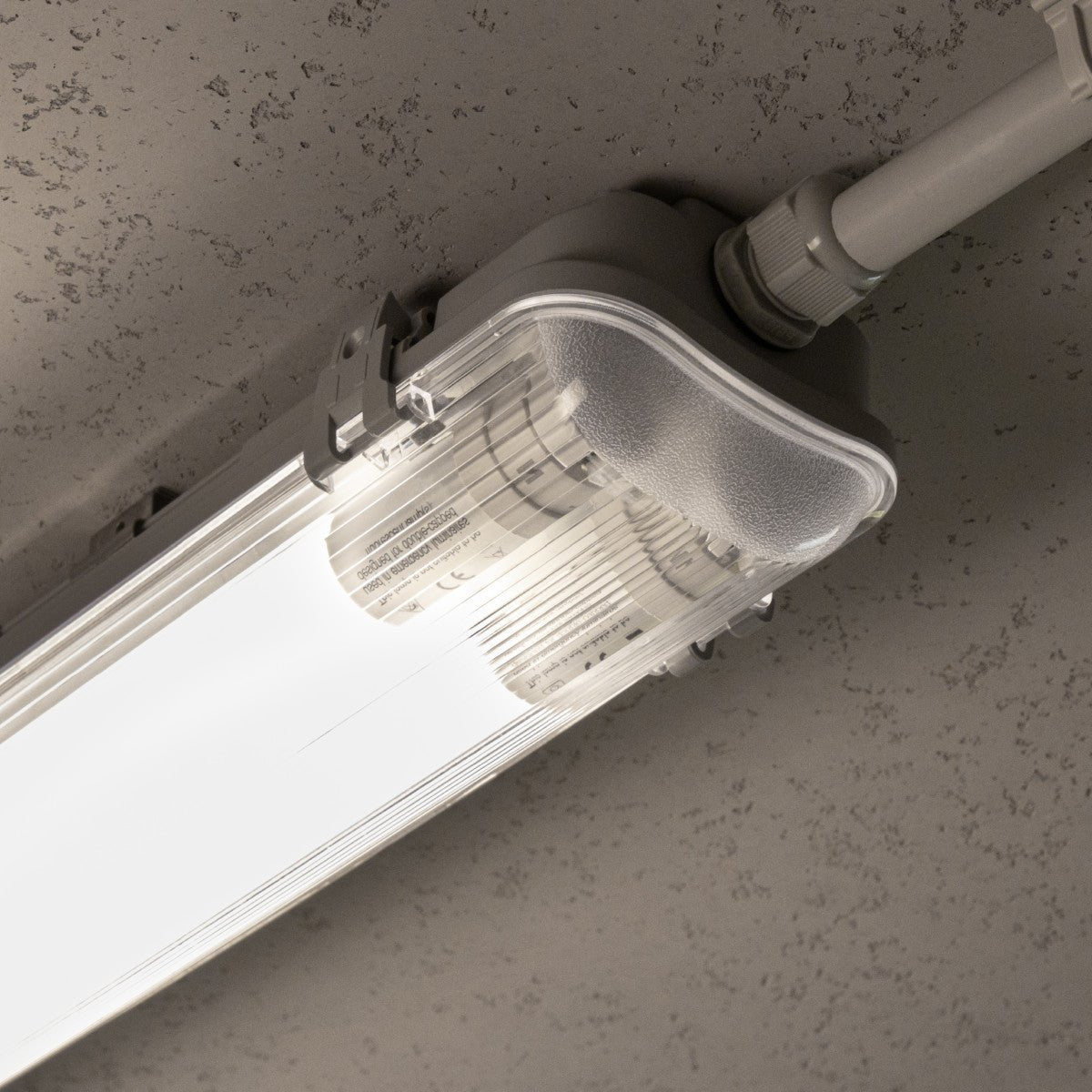 LED Vochtbestendig armatuur 1800 lumen - 18W - Koelwit 4000K - IP65 - Dubbel - 60cm - 4 stuks