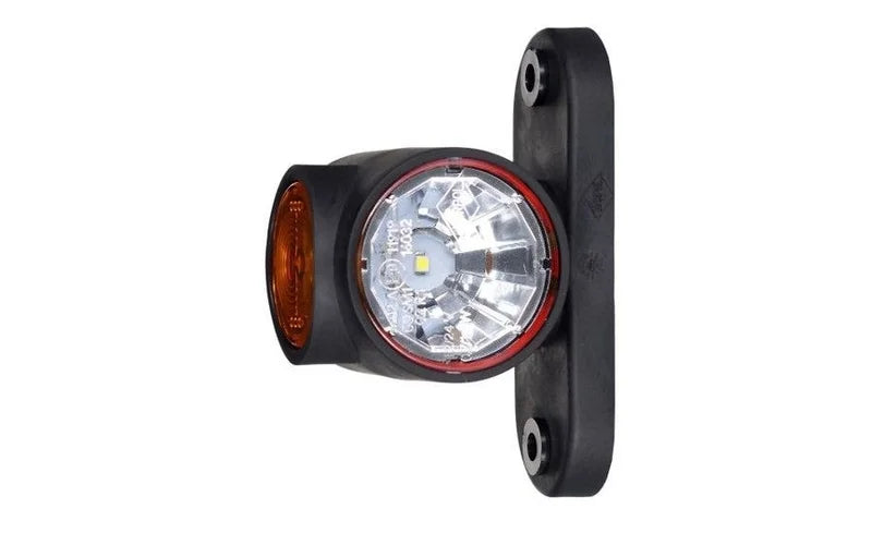 Feu d'encombrement à LED rouge/blanc/ambre | 12-24v | câble de 50cm. | MB-4800RWA