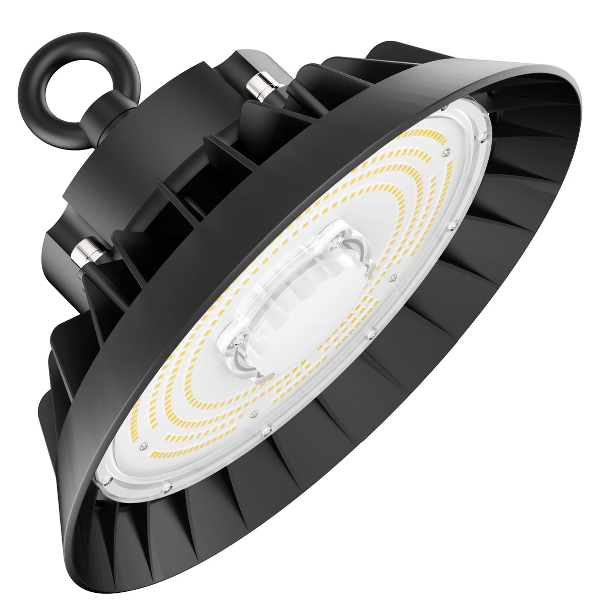 UFO LED Highbay Sensor 100W 14000lm - Warmwit 3000K - Bewegingssensor - Dimbaar 0-10V - IP65 - 230V