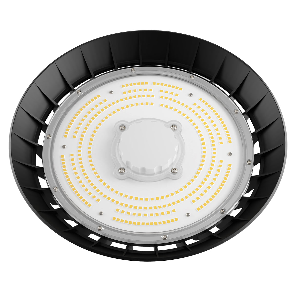 UFO LED Highbay Sensor 100W 14000lm - Warmwit 3000K - Bewegingssensor - Dimbaar 0-10V - IP65 - 230V