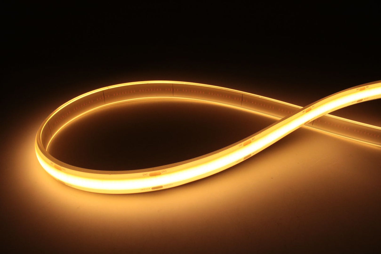 COB LEDstrip warmwit 2700K 5 meter | 24V DC - 8W/m - 320 LED's/m | IP20 | dimbaar