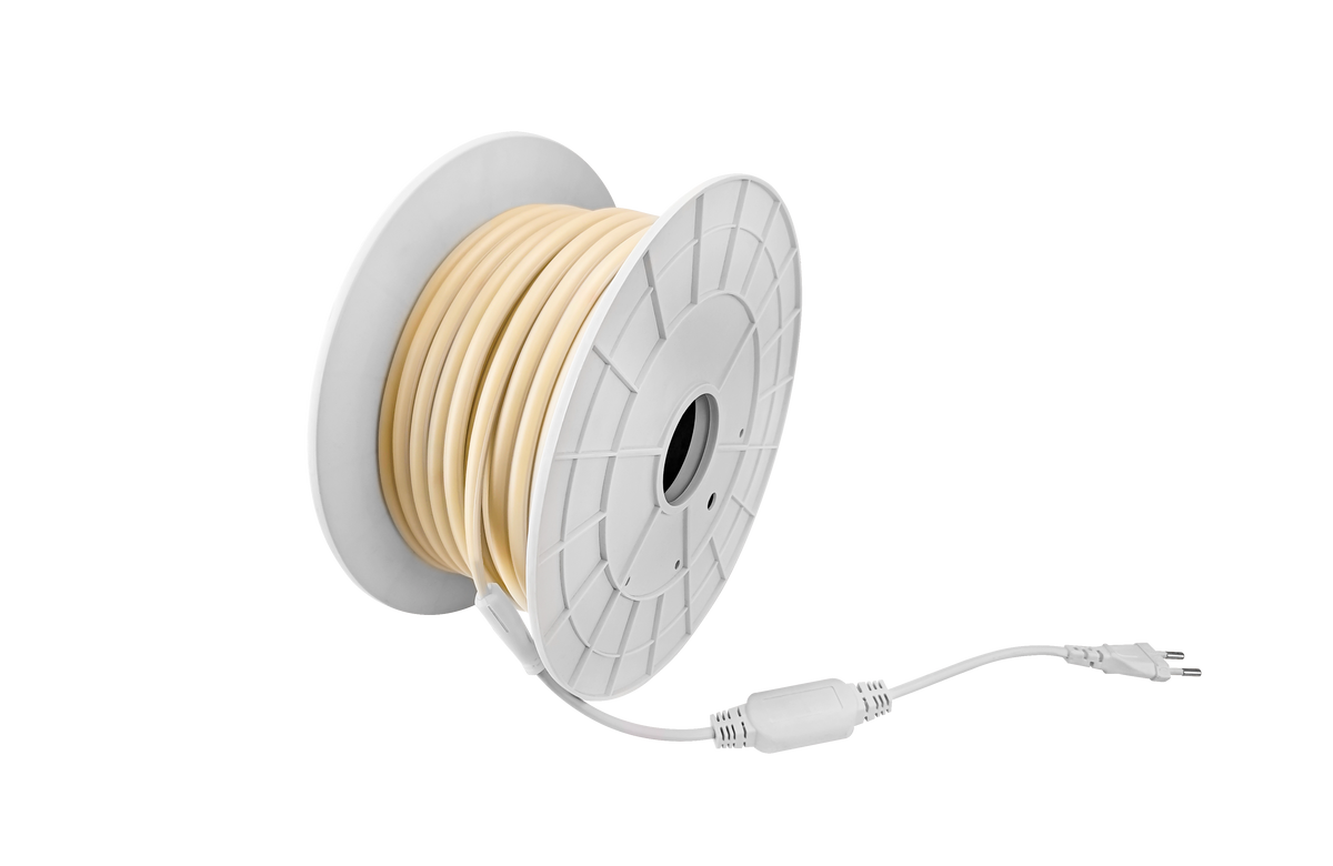 COB LED Lichtslang 230V, Warmwit 3000K, 10W/m