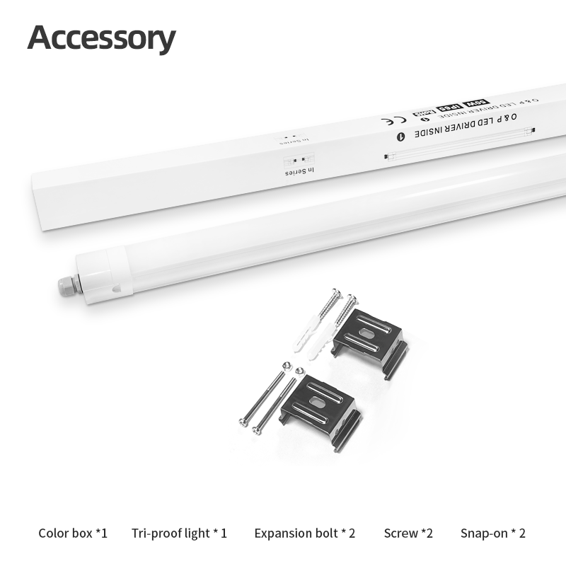 LED armatuur TL 150cm 5000lm 4000K IP65 Blls met accessoires en bevestigingsmaterialen