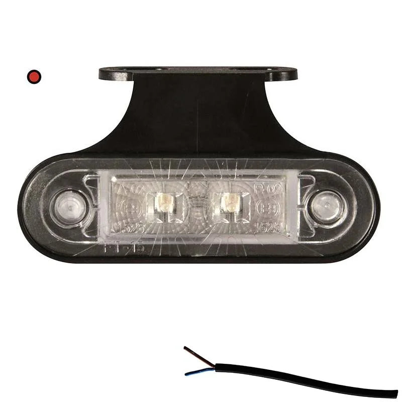 Feu de position LED rouge | 12-24v | câble de 50cm. | M10MV-400R