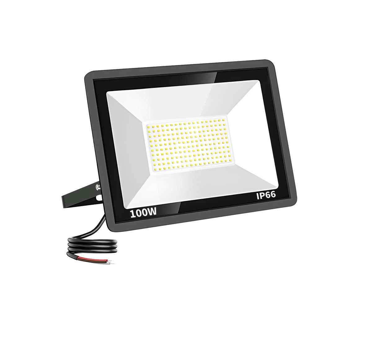 Projecteur LED d’éclairage extérieur 100 W, 12 000 lm, 4 000 K, IP66