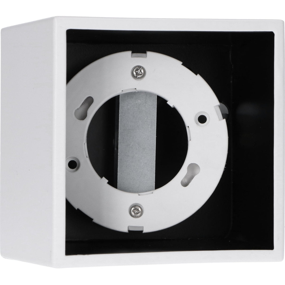 LED's Light Cube LED Plafondlamp - 1 lichtpunt - Draaibaar licht - Staal - 10 x 8 cm - Wit