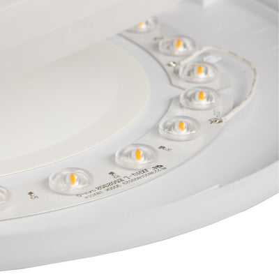 LED Plafondlamp 1600 lumen - 18W - Warmwit 3000K - Bewegingssensor - IP54 - Ø30cm