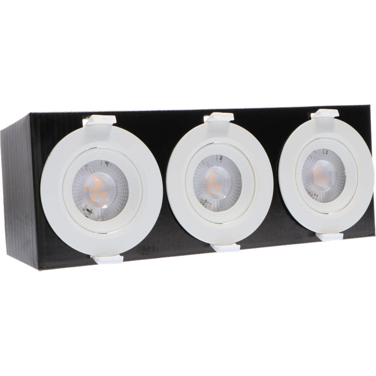 LED Inbouwspot 360 Lumen - 5W - Warmwit - Dimbaar - Kantelbaar - Wit - 3 stuks