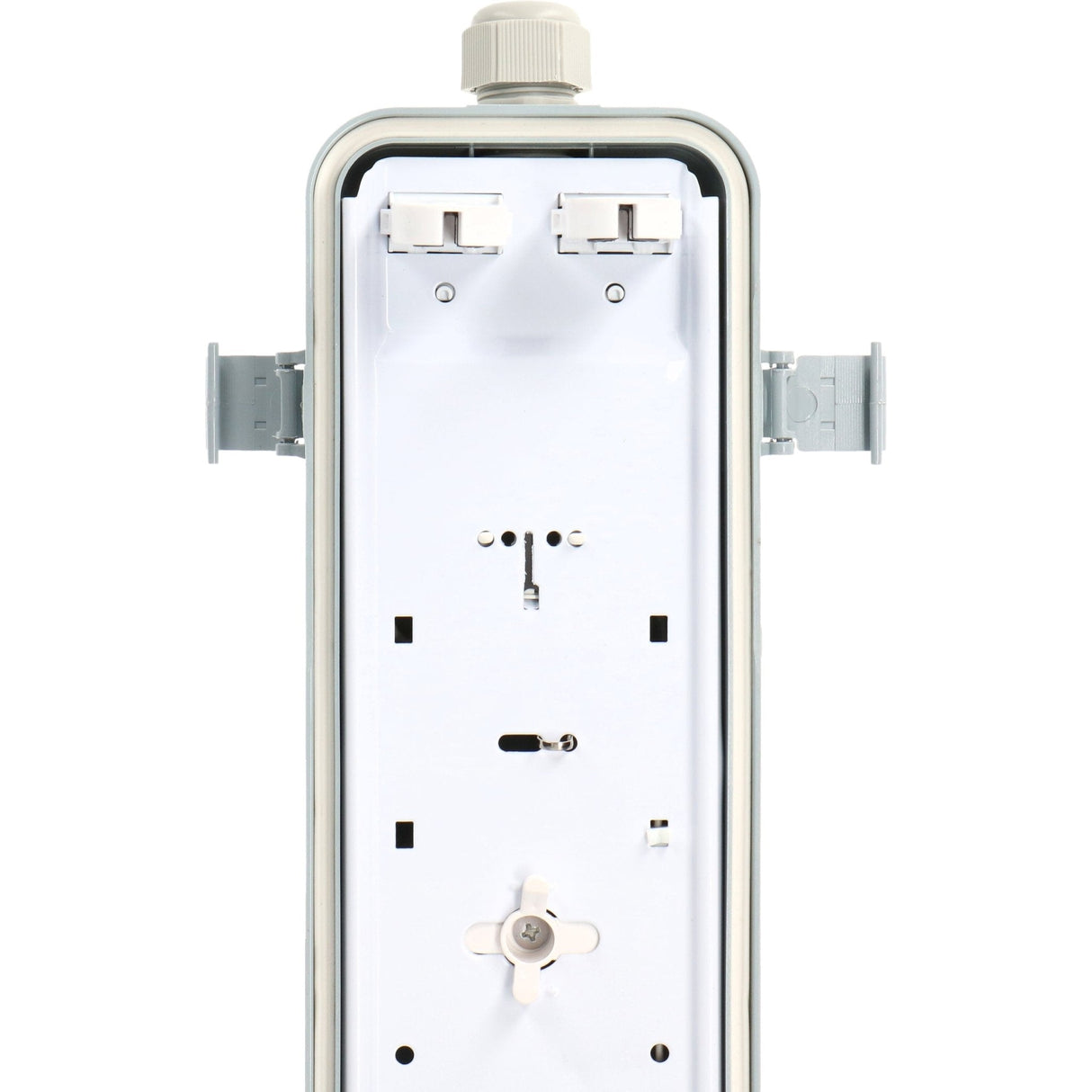 Luminaire LED étanche à l'humidité 60cm double - 2220 lumen - 12W - Blanc froid 4000K - IP65 - IK08 - 2 tubes LED inclus