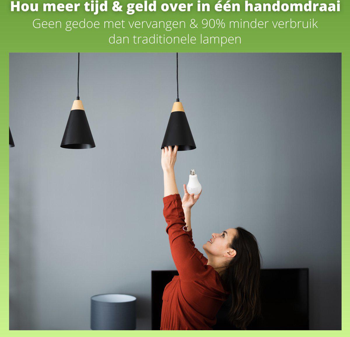 Ultra LED Filament lamp E27 - Energielabel A - Transparant - 3.8W = 60W