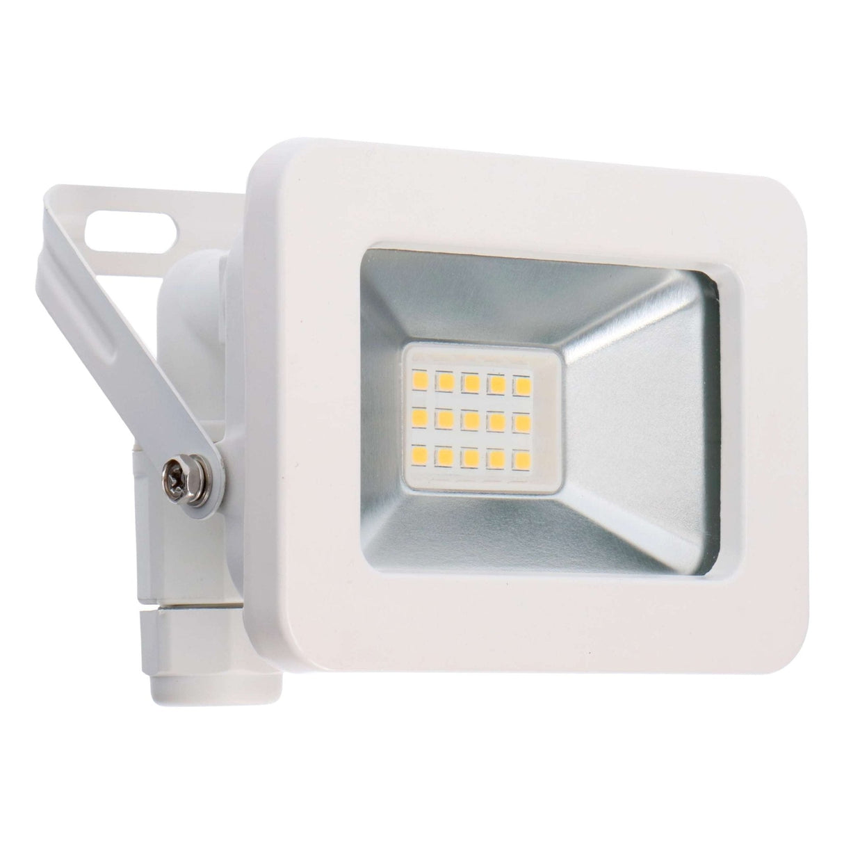 Projecteur LED blanc froid 4000K - 10W 1100 lumens - IP65 étanche - blanc