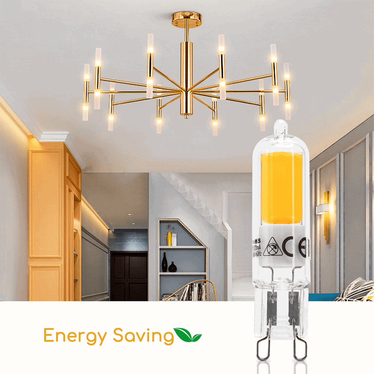 G9 steeklampje | LED 2.2W - 250 Lm = 25W halogeenlicht | warmwit COB 3000K | 230V - LEDPLANET.NL