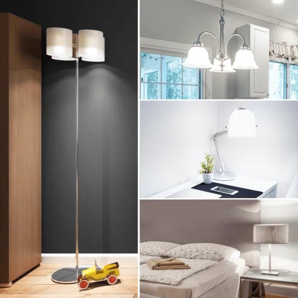 Kaarslamp E27 dimbaar daglichtwit | C35 LED 4W~400Lm=38W halogeen verlichting | helder glas - 6500K - LEDPLANET.NL