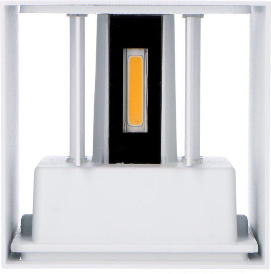 LED's Light Kubus LED Wandlamp voor buiten - Omhoog&Omlaag licht - IP65 - Wit