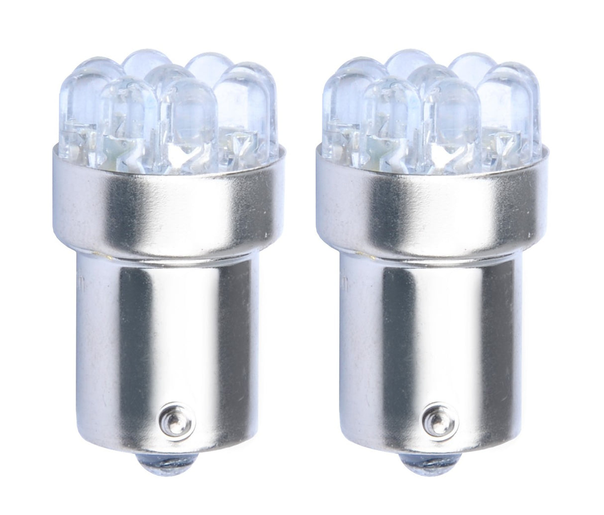 BA15S - 1156 - autolamp set - geel | R5W - R10W - 5007 - 2x 9-SMD LED | 3 Watt - 12V DC