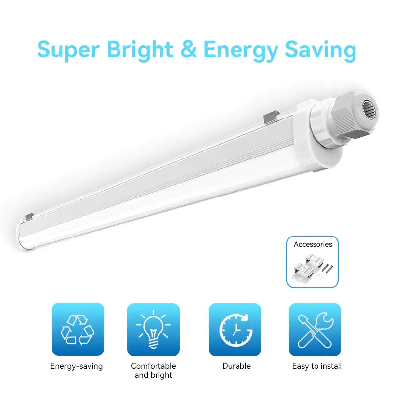 LED armatuur tl 150cm 5160lm 4000K IP20 pack met energiezuinige en heldere verlichting