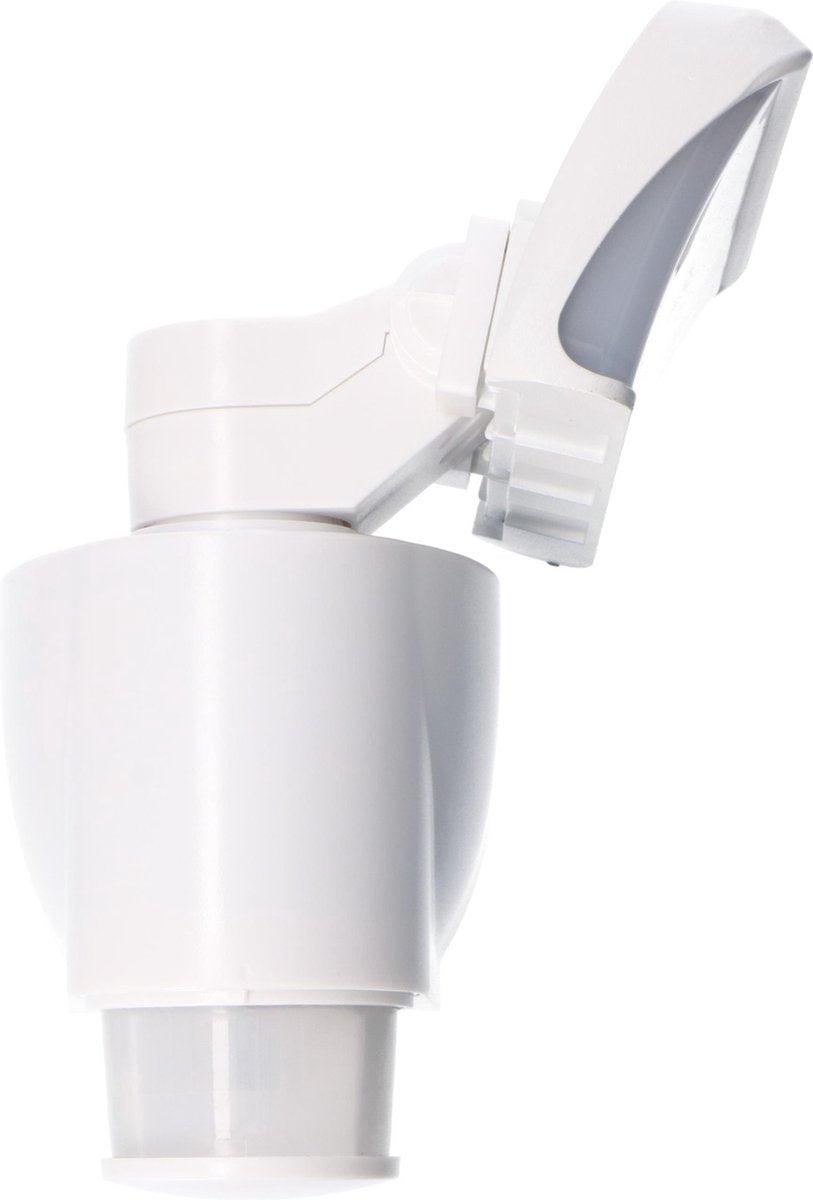 LED wandlamp 1100 lumen - 18W - koelwit 4000K - bewegingssensor body-tracking - IP44 - wit