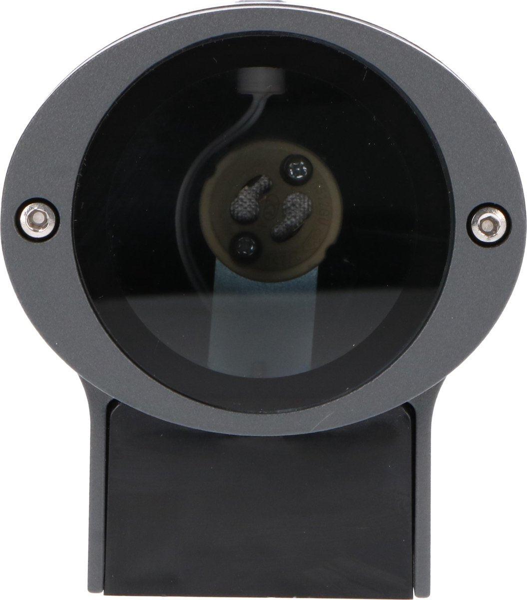 Lampe extérieure LED's Light avec détecteur - IP44 étanche - douille GU10 - Modèle Bari - Anthracite