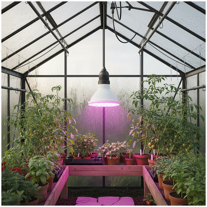 LED Kweeklamp E27 7W 185lm - Groei & Bloei - 38° Gericht - Wit - IP20 - 230V
