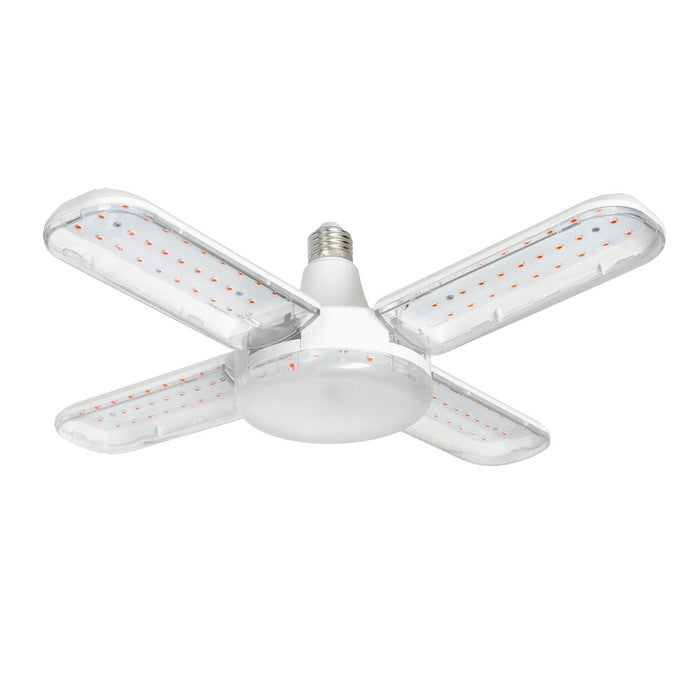 LED Kweeklamp E27 40W 1400lm - Groei & Bloei - 5 Koppen (4 Instelbaar) - 120° - IP20 - 230V