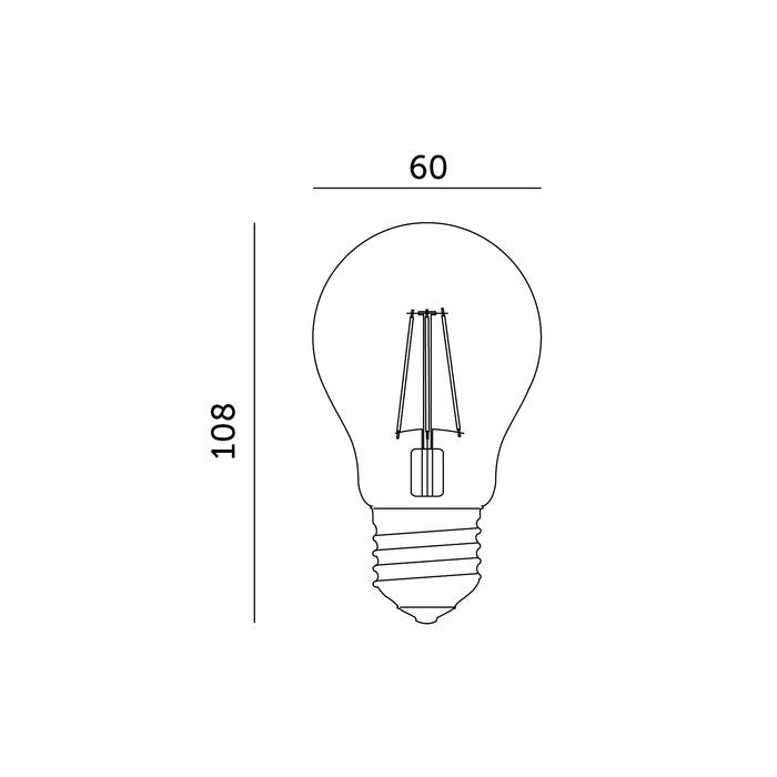LED Kweeklamp E27 8W 250lm - Groei & Bloei - 360° Rondom - IP20 - 230V