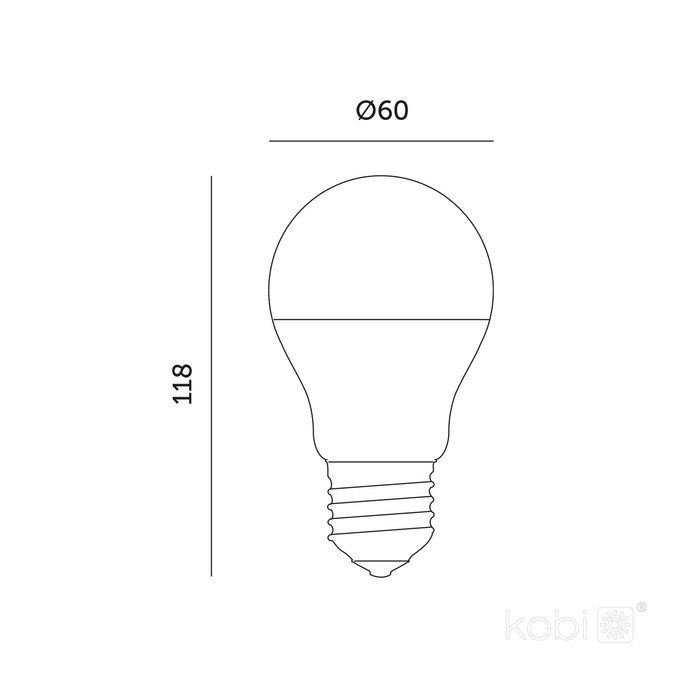 LED Kweeklamp E27 11W 285lm - Groei & Bloei - 180° - Klassieke Vorm - IP20 - 230V