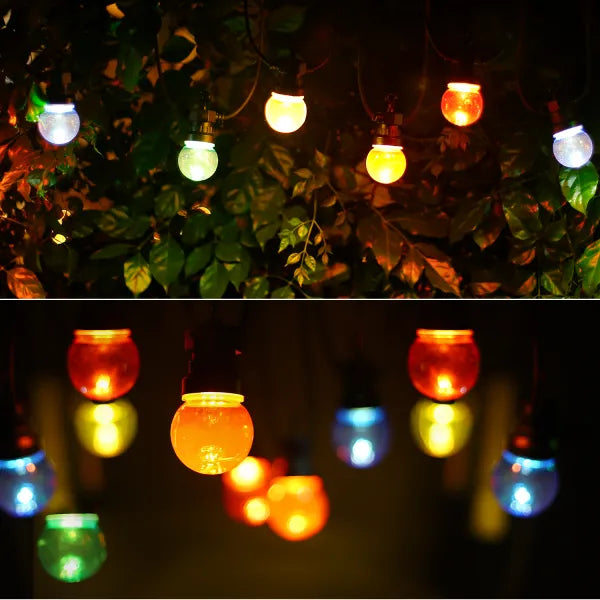 Aigostar LED lichtslinger buiten waterdicht met kleurige ballen voor sfeervolle buitenverlichting