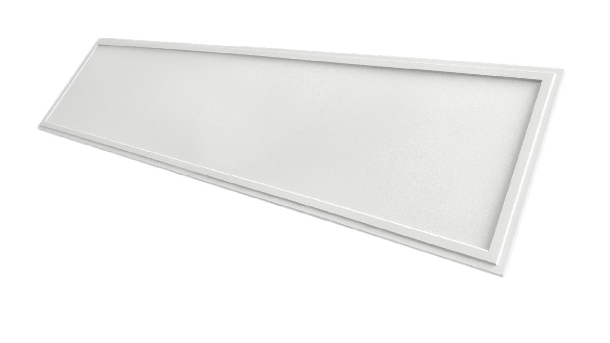 Edge-lit LED paneel 30x120 met wit frame, UGR<19