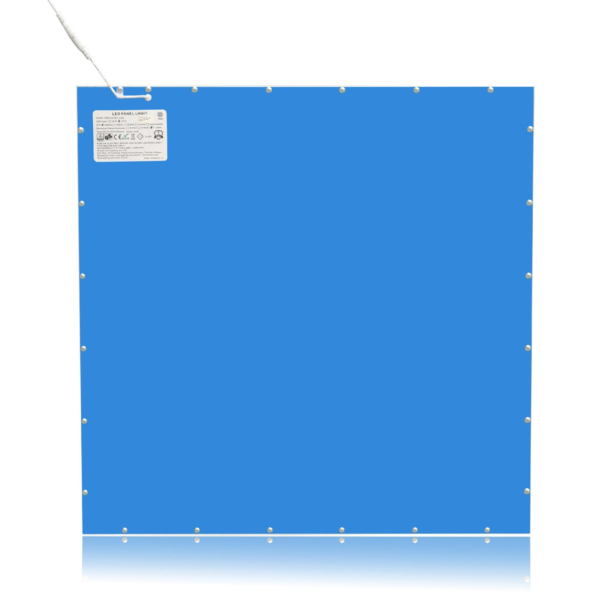 Achterkant edge-lit LED paneel 62x62