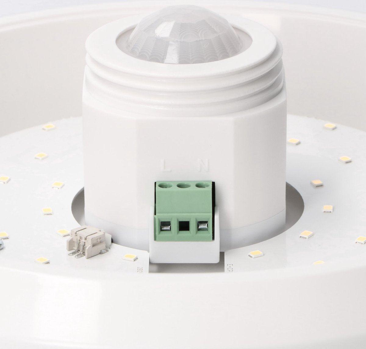 LED Plafondlamp 24cm met Bewegingssensor - 680 lumen - Warmwit 3000K