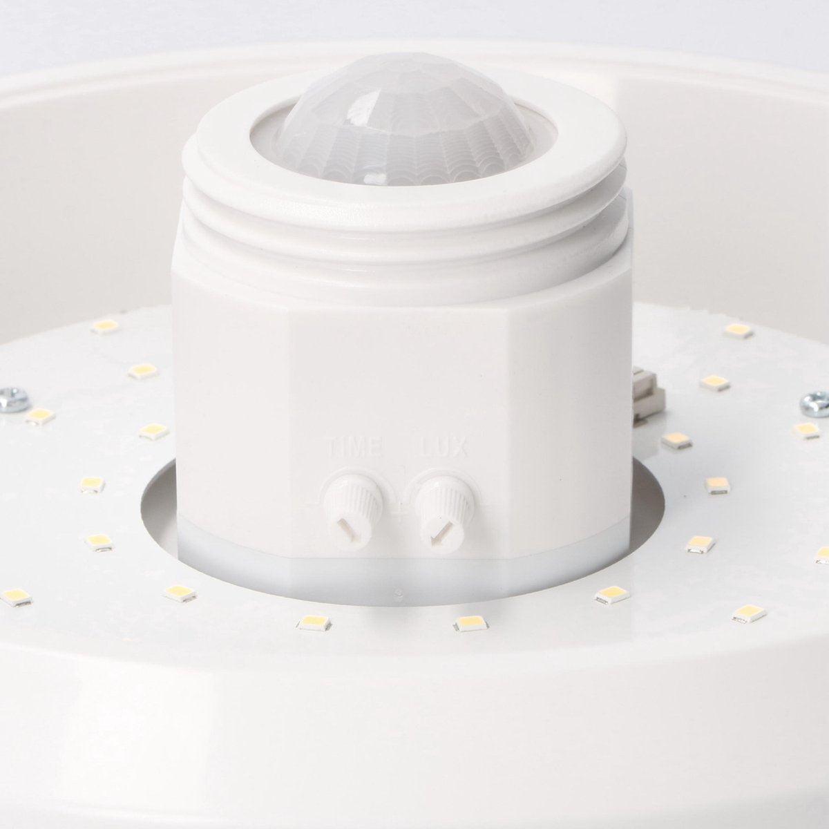 LED Plafondlamp 24cm met Bewegingssensor - 680 lumen - Warmwit 3000K
