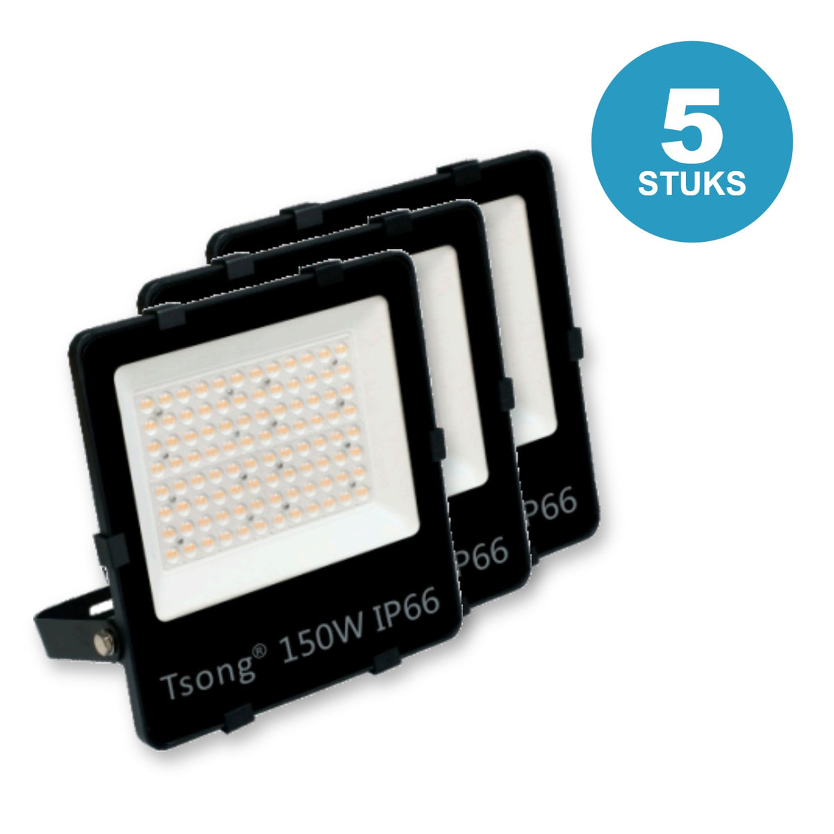 LED schijnwerper 150W IP66 - 5 stuks