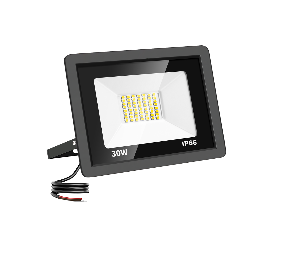 LED Schijnwerper 30W, 3.000 lm, 120° Breedstraler, IP66, Buitenlamp & Gevelverlichting