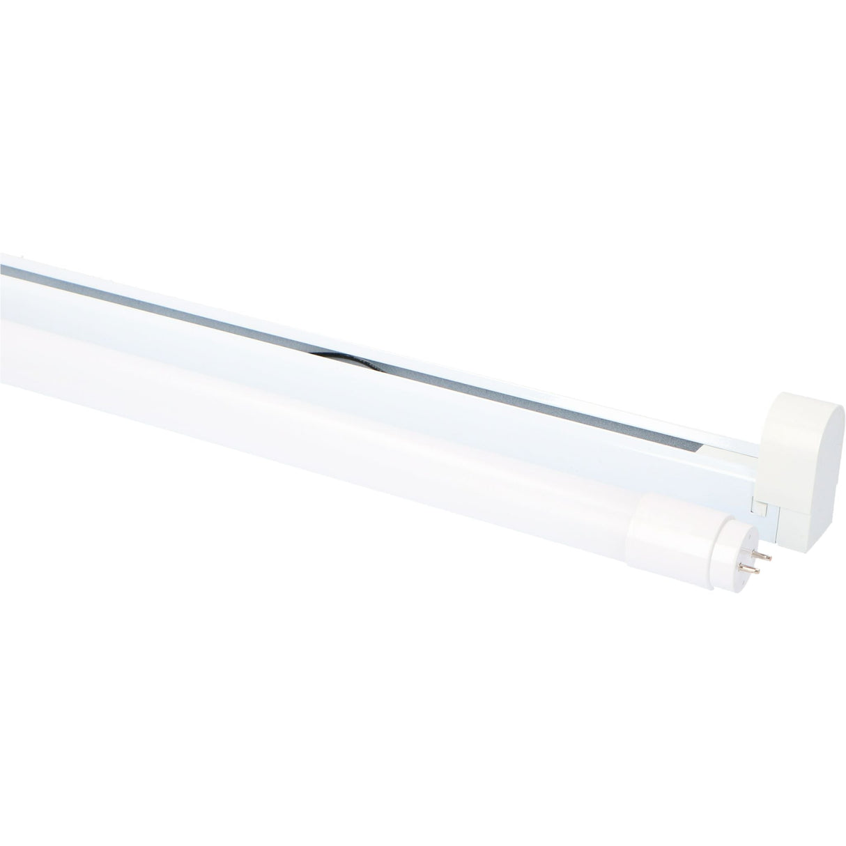 LED TL-armatuur 1900 lumen - 18W - Koelwit 4000K - Vervangbare buis - 120cm - 4 stuks
