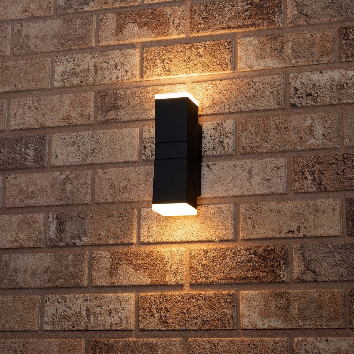 2 pack LED's Light 2-lichts LED Design Buitenlamp - Model Terni - Draaibaar - Warm wit - Antraciet