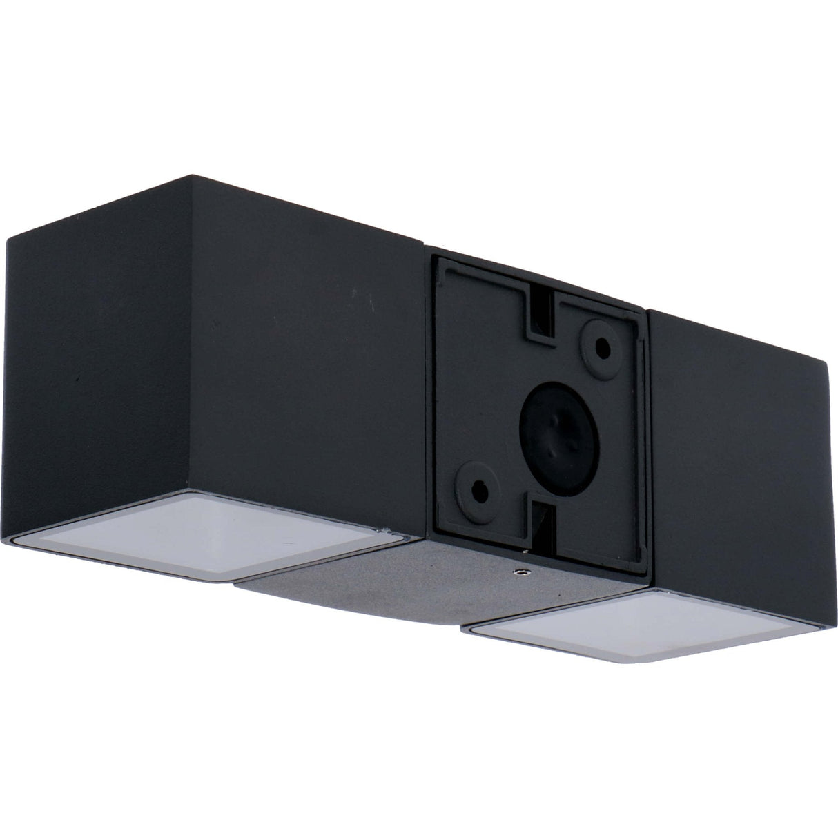 Applique murale extérieure LED's Light à 4 lumières - Modèle Aversa - Blanc chaud - Étanche IP54 - Anthracite