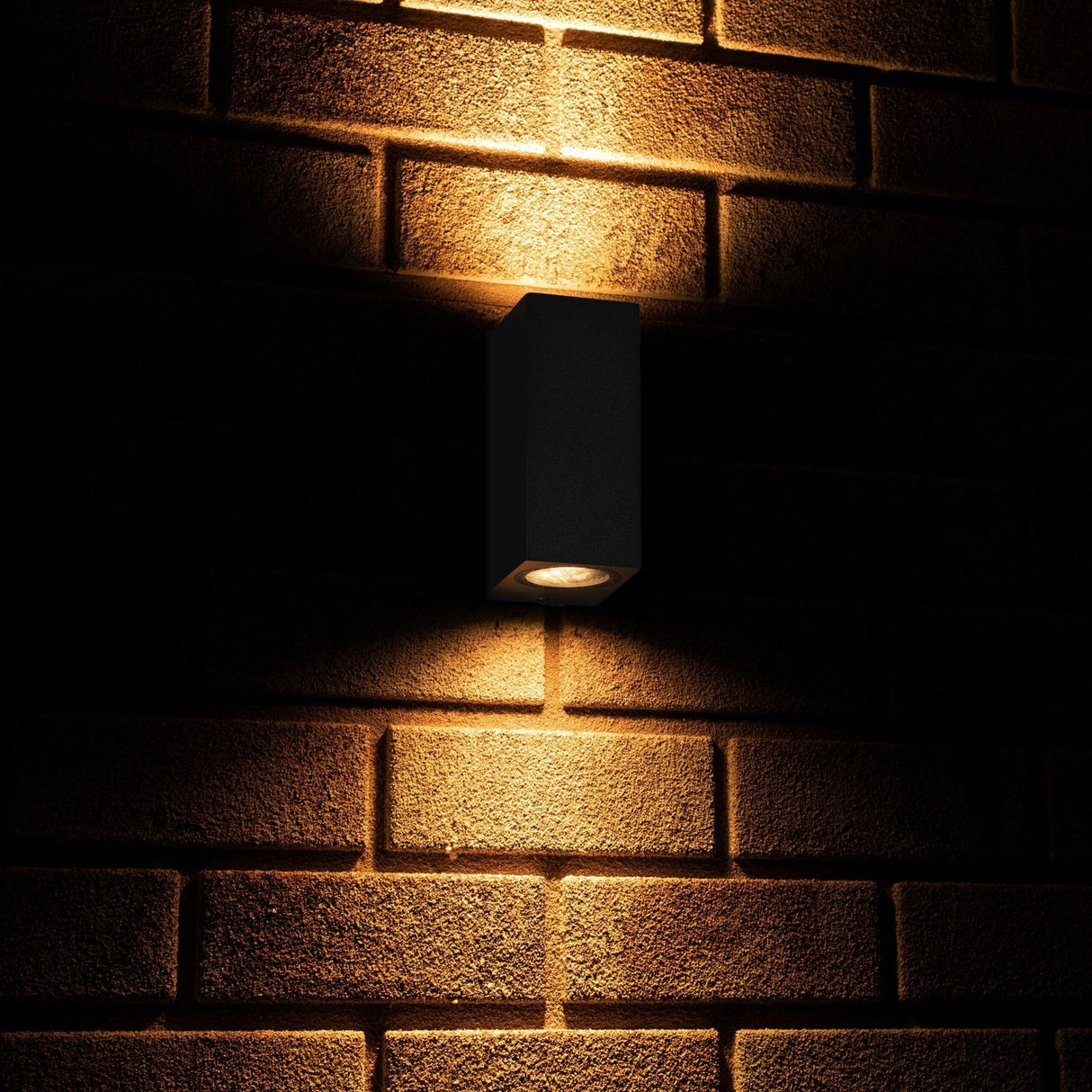 NØRD Up&Down - Lampe extérieure LED's Light avec douille GU10 - Rectangulaire - IP44 - Anthracite - Modèle Milan
