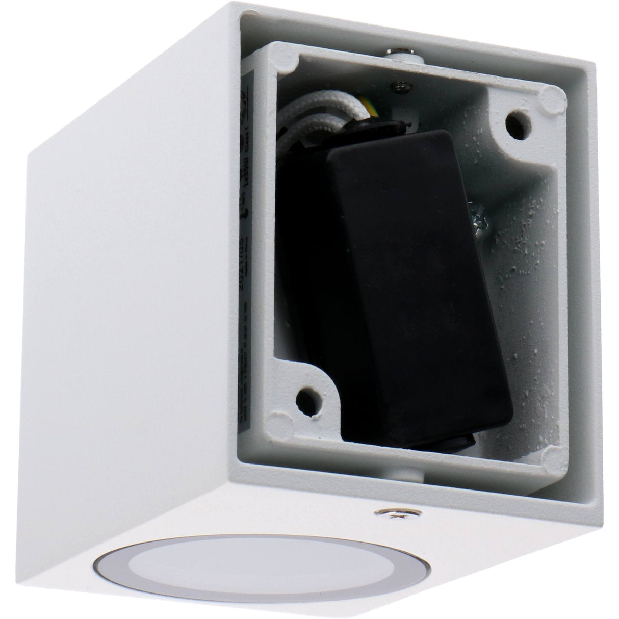 NØRD Down - LED's Light LED Wandlamp Buiten met GU10 fitting - Vierkant - IP44 - Wit - Model Rome