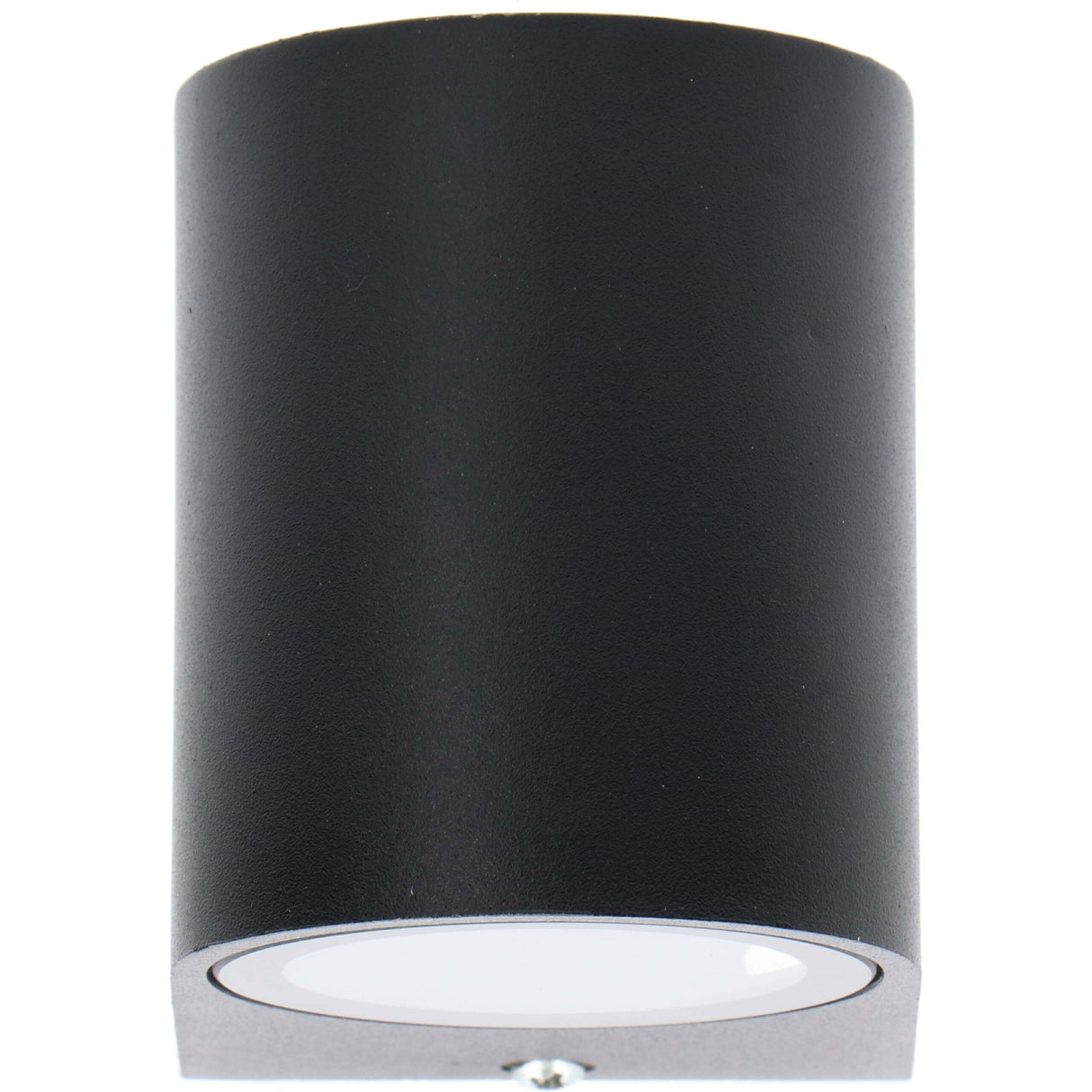 Applique murale extérieure LED's Light avec douille GU10 - Ronde - Modèle San Marino - IP44 - Noire