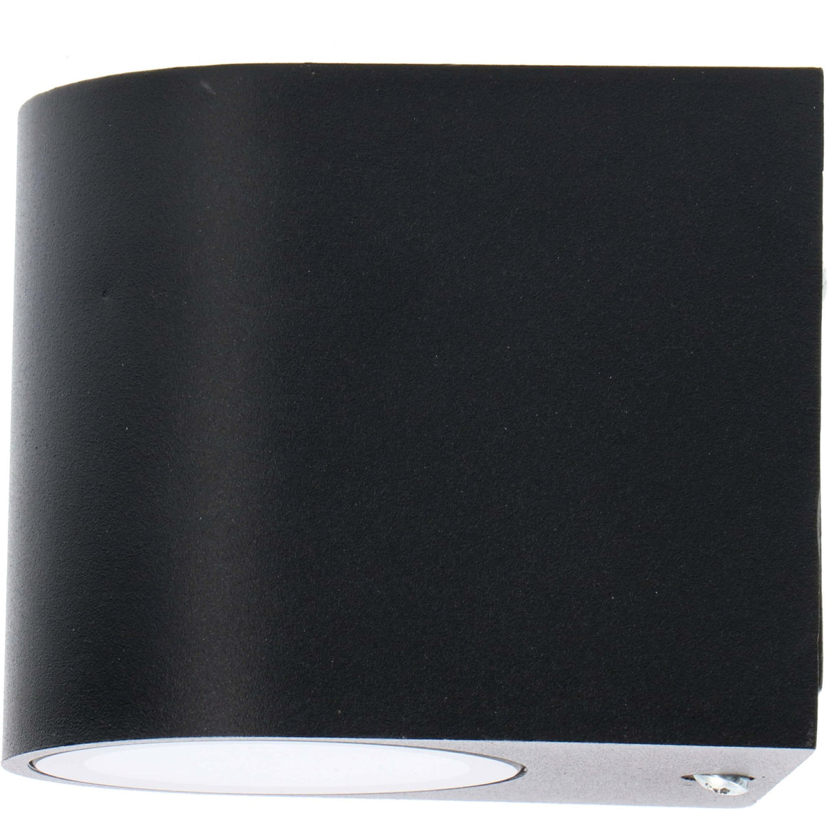 Applique murale extérieure LED's Light avec douille GU10 - Ronde - Modèle San Marino - IP44 - Noire