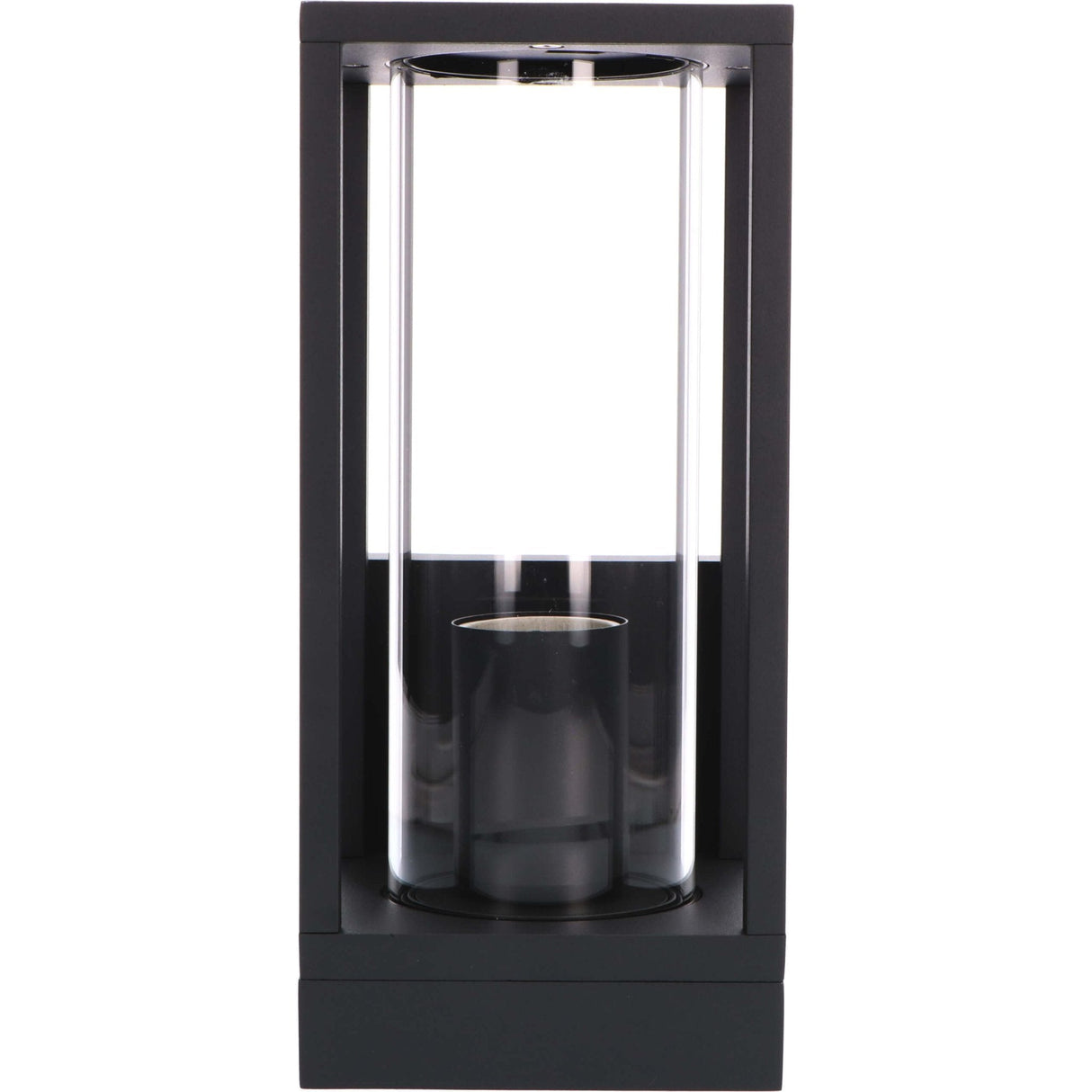 LED's Light applique murale LED avec vitres en verre - Rectangulaire - Douille E27 - IP44 - Noir