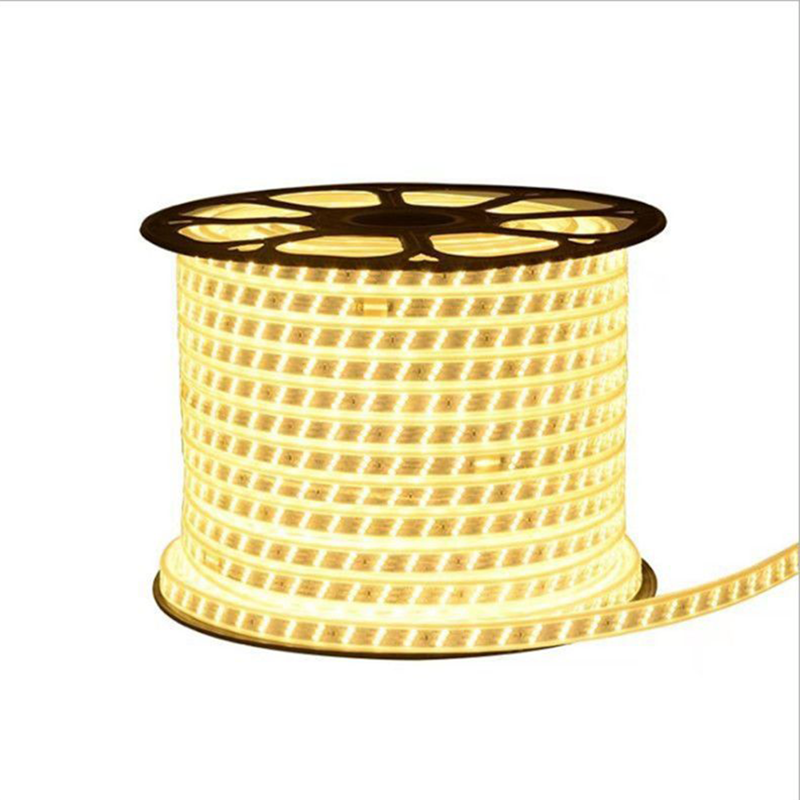 LED lichtslang 230V SMD2835 op rol van 50 meter, warmwit 3000K