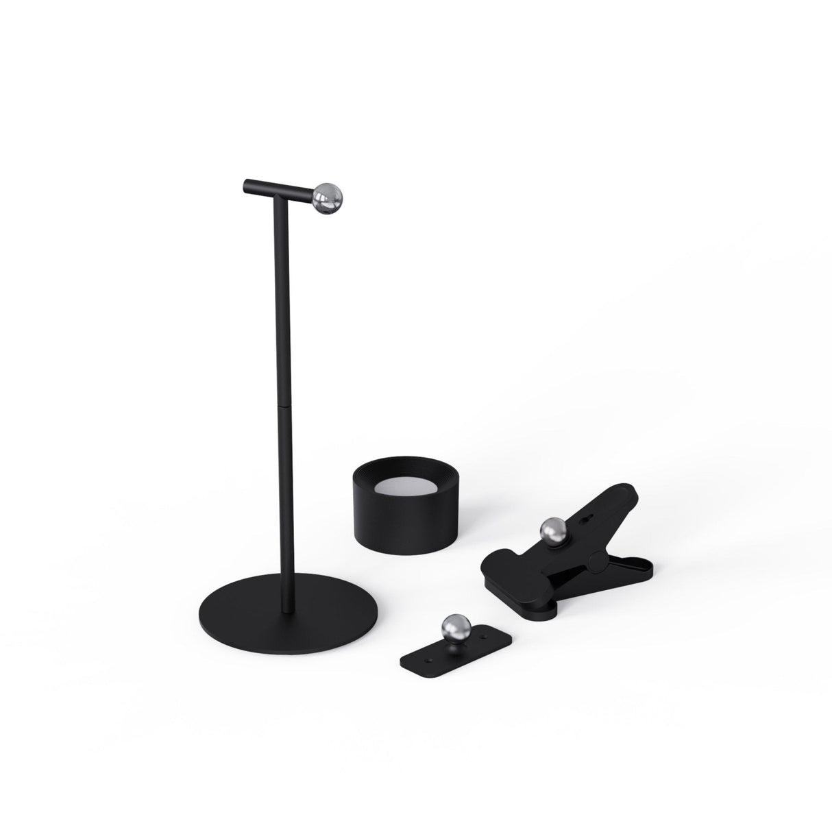 LED Oplaadbare Tafellamp 240 Lumen - Warmwit 3000K Koelwit 4000K Daglichtwit 6000K - Dimbaar - USB-C - 3-in-1 - Zwart